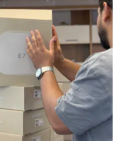Equipe System Frame em infraestrutura e instalação