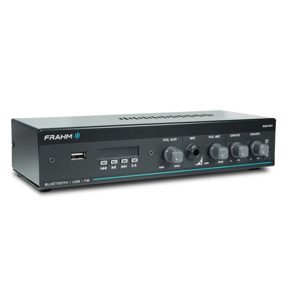 Amplificador de Som Frahm Slim 800 G5, Frahm Slim 800 G5