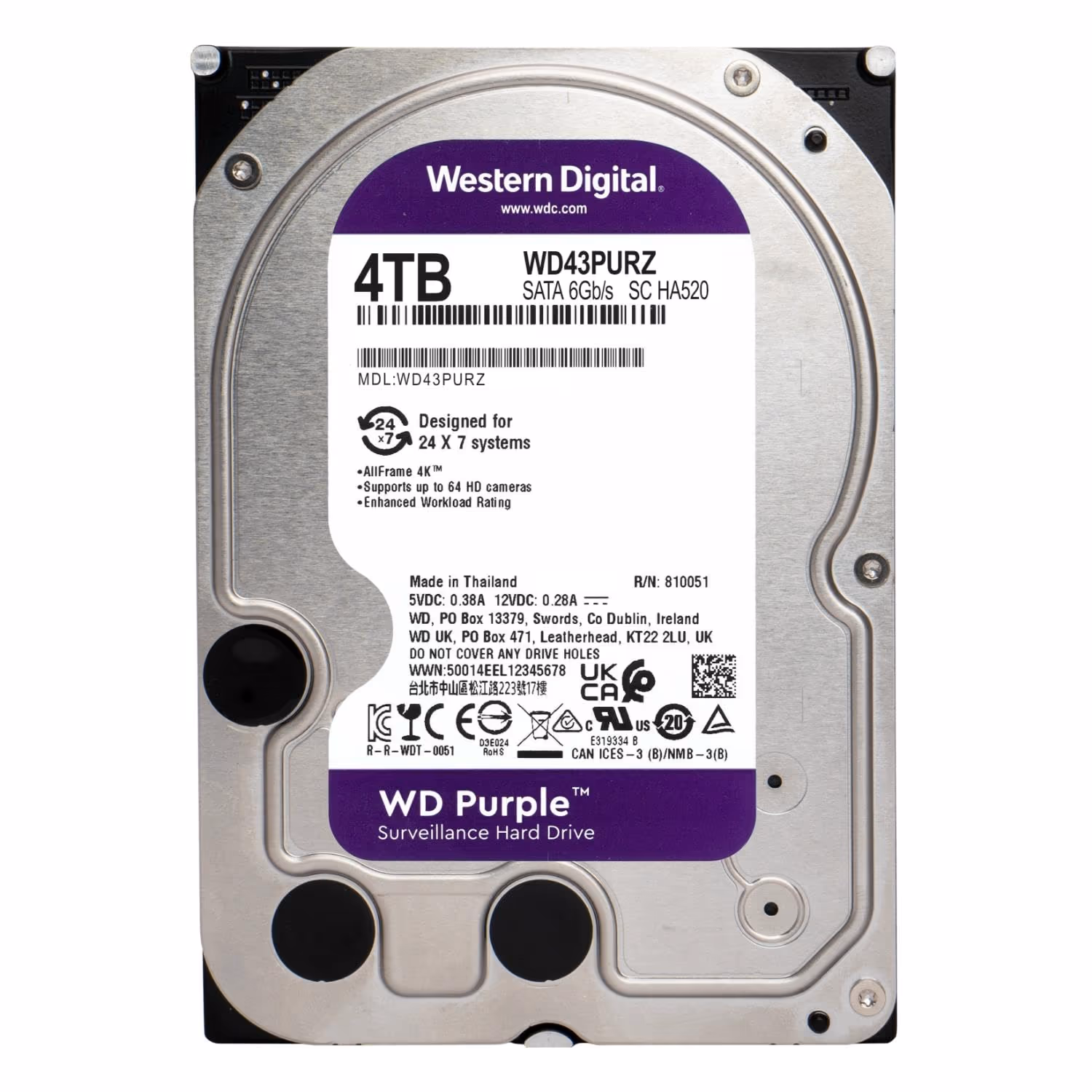 HD 2 TB Western Digital Purple, Western Digital WD Purple 2 TB