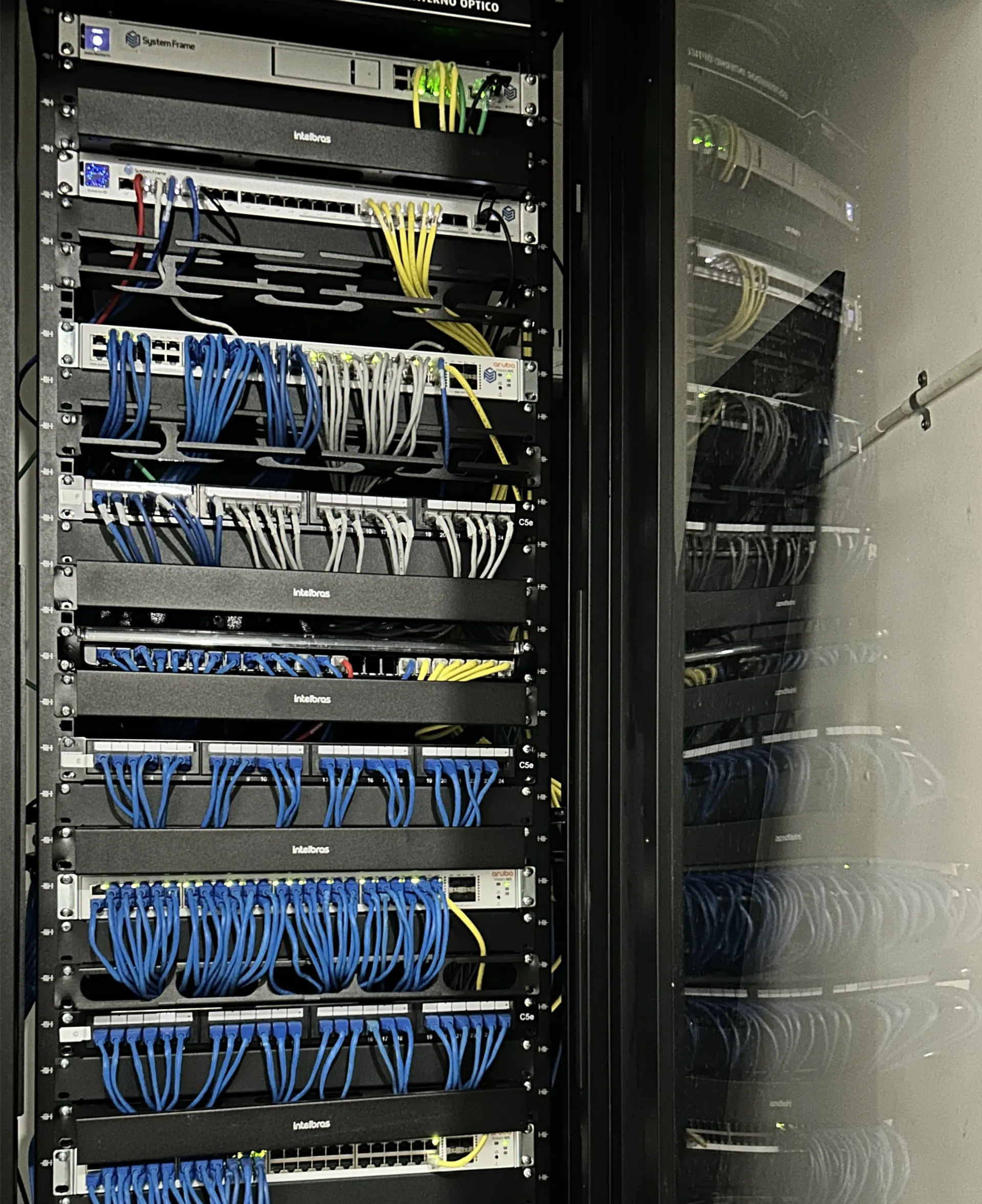 Rack estruturado System Frame — Lyx